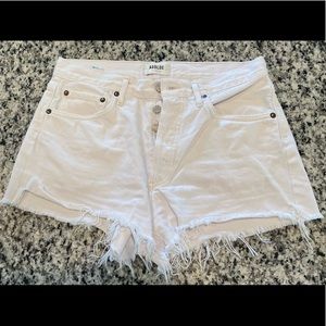 Agolde Parker shorts, size 27, color: Tissue